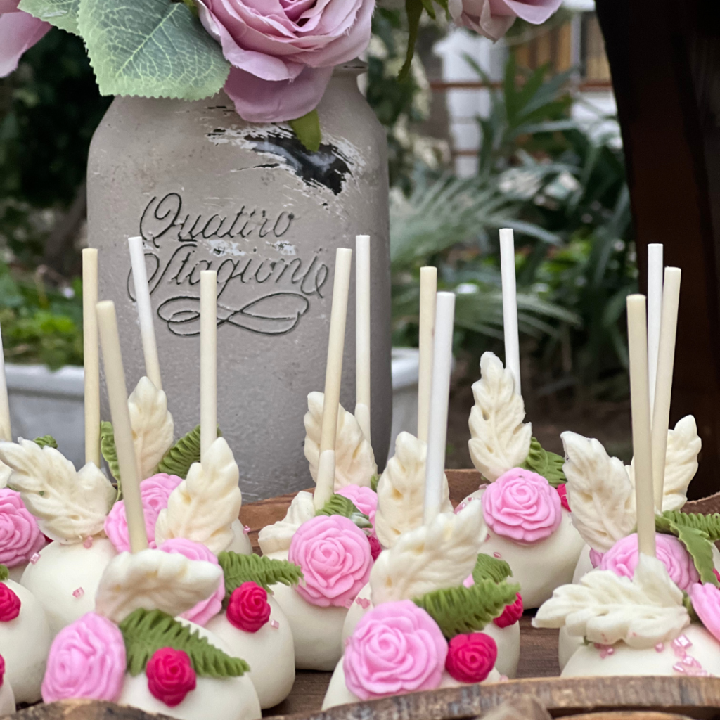 candy bar βάπτισης με cakepops