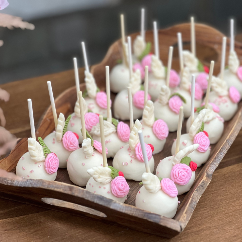 candy bar βάπτισης με cakepops