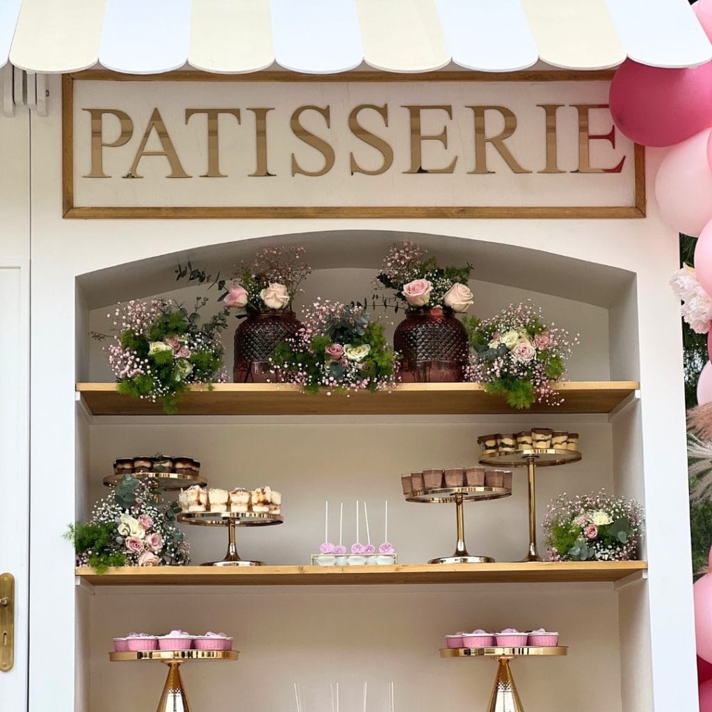 candy bar βάπτισης για κορίτσι - γαλλικό patisserie