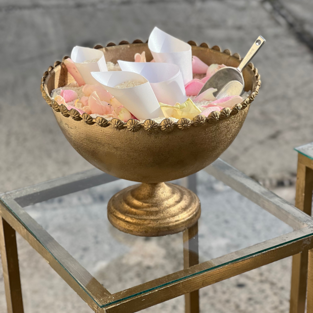 Rice stand with chopsticks