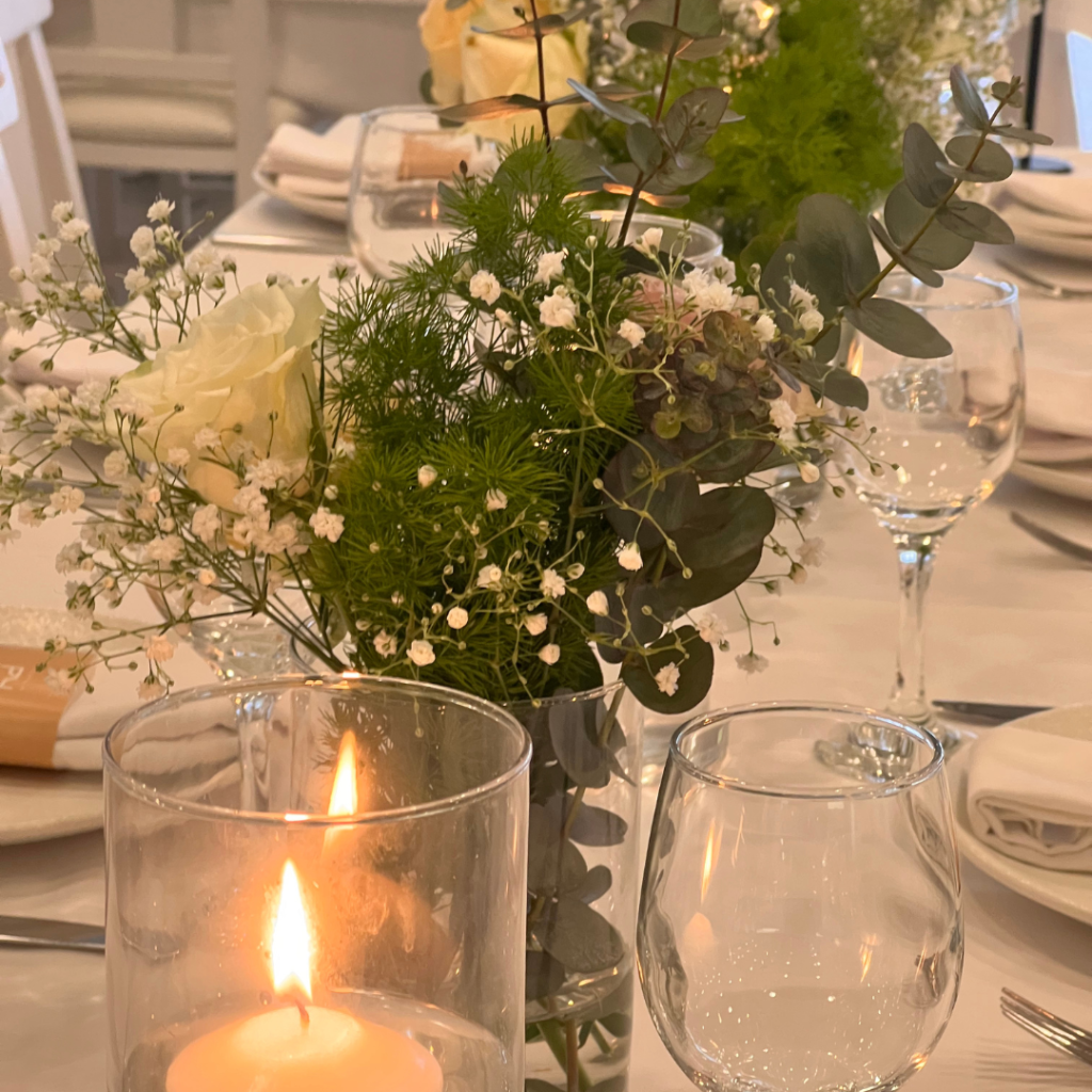 Wedding reception decoration