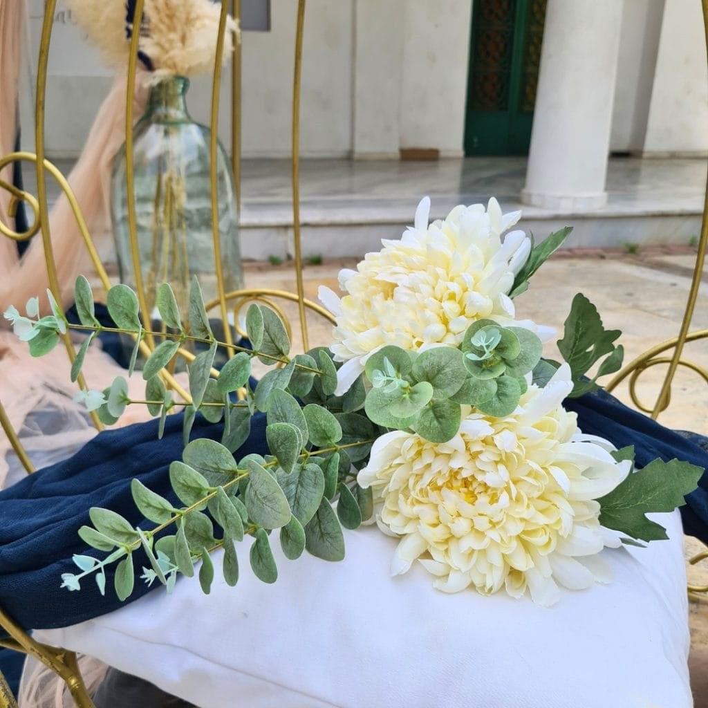 στολισμός βάπτισης για αγόρι άμαξα-κορώνα