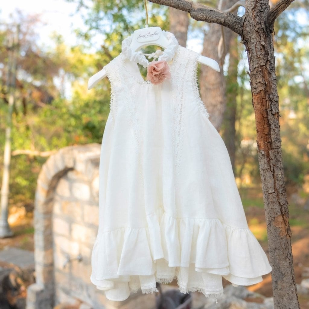 βαπτιστικά ρούχα για κορίτσι από την stova bambini