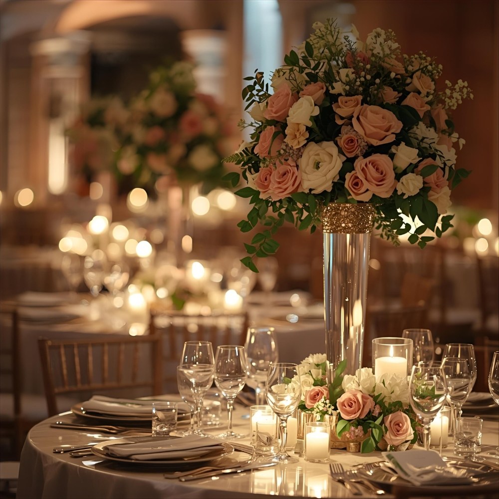 ρομαντικός στολισμός γάμου